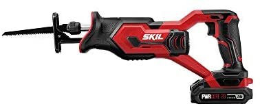 Skil 20V Compact Reciprocating Saw, Includes 2.0Ah PWRCore 20 Lithium Battery and Charger - RS5829-10
