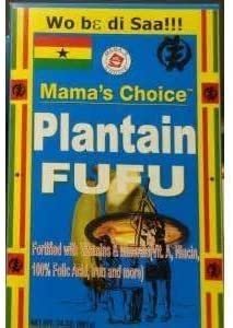 2 Packs Mama's Choice Plantain Fufu - 24oz per pack