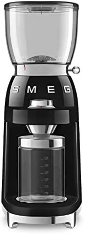 Smeg 50's Retro Style Aesthetic Coffee Grinder, CGF01 (Black)