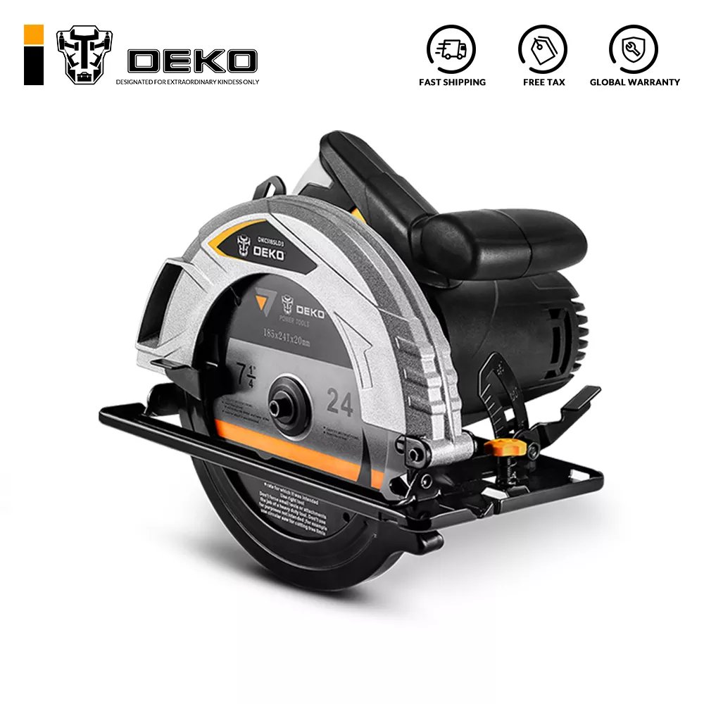 DEKO DKCS185LD3/DKCS185L1 185mm Electric Circular Saw: Precision and Power Redefined